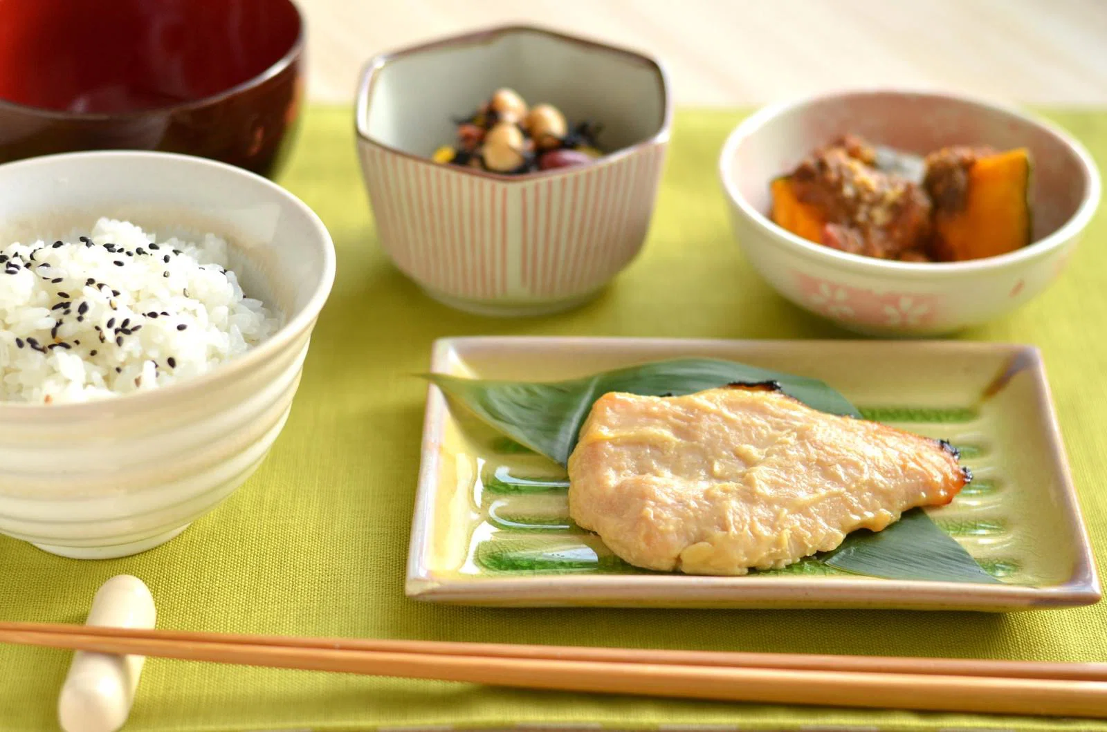 地元食材を使った和食